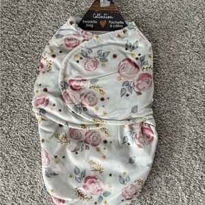 Floral Baby Swaddle Bag
